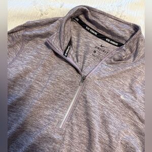 Nike Dri-FIT Heathered Purple Quarter-Zip